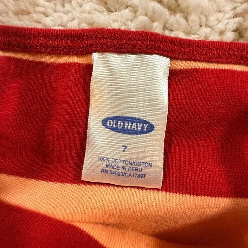 Y2K Vintage 2003 Old Navy Striped Spaghetti Strap Tank Top 7 Summer Nostalgic